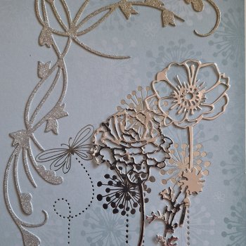 Silver and peach